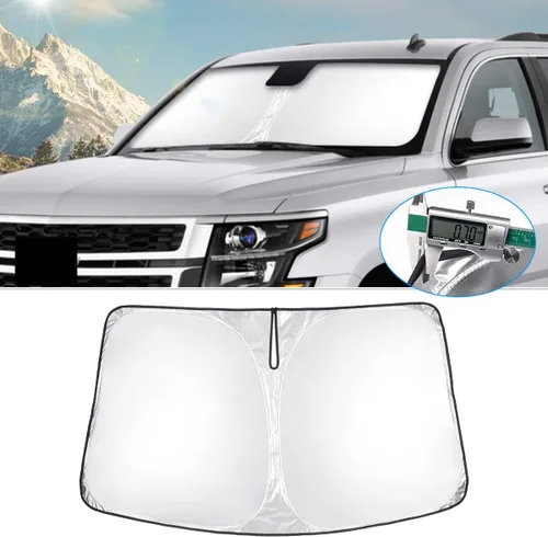 Miniatura 60 de T TGBROS Parasol para parabrisas para Honda Civic 2022-2025 2026, parasol grueso con bloqueo UV y opaca, para privacidad, plegables, 8 accesorios
