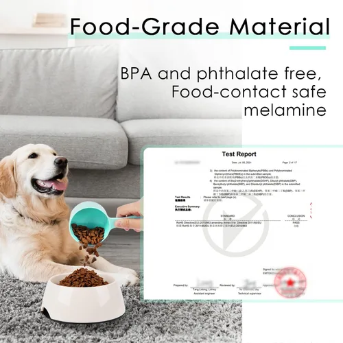 Miniatura 2 de Super Design Cuchara de comida para perros de 1/2 taza para contenedor, cuchara medidora de melamina para perros, gatos, pájaros y conejos, cuchara