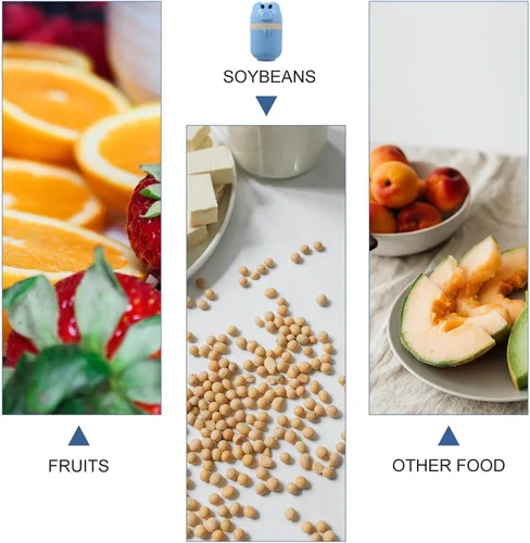 Miniatura 9 de Exprimidor de frutas portátil manual compacto para exprimidor de leche de soja cítrica, exprimidor de leche de soja, ligero y no eléctrico, para uso