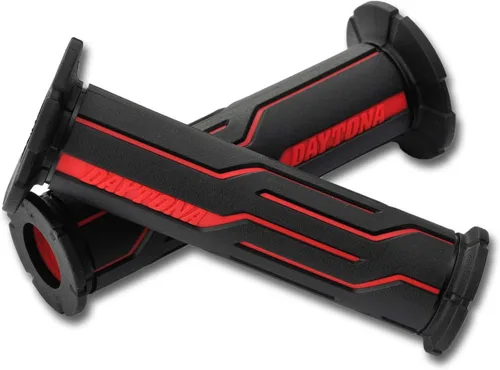 Miniatura 6 de DAYTONA Empuñaduras universales para manillar de motocicleta de 7/8 pulgadas para paseos largos y cómodos con estilo (geométrico) (negro)