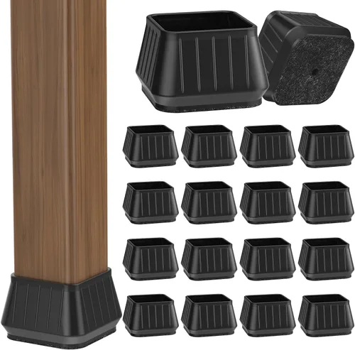 Miniatura 33 de 24 piezas de protectores de piso de silicona extra pequeños para patas de silla para pisos de madera dura, fundas engrosadas de goma para patas