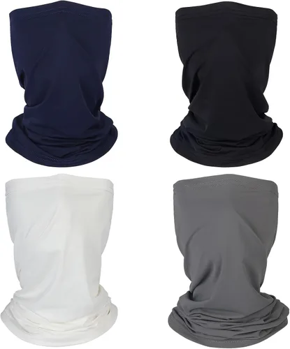 Mandydov - Bufanda de verano para el cuello con enfriamiento, máscara facial, pasamontañas transpirable, protección UV, cubrecara para viento y polvo