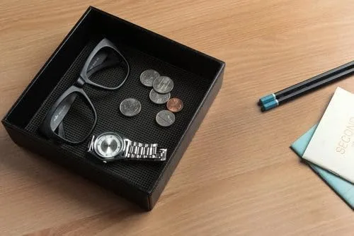 Miniatura 5 de Jack Cube MK206D - Bandeja de almacenamiento de artículos de papelería cosmética, organizador de artículos de papelería para llaves, teléfono