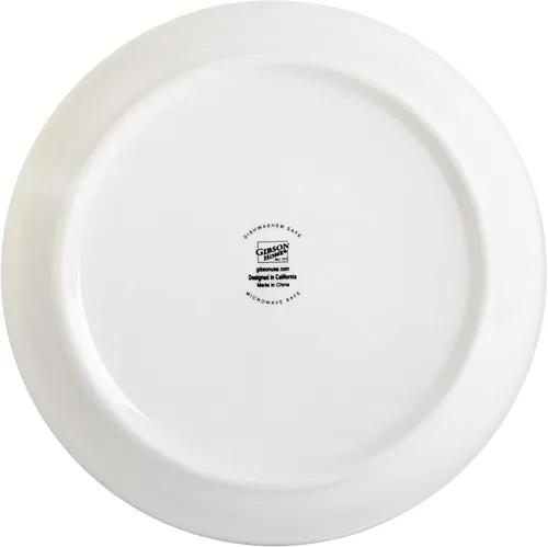 Miniatura 4 de Gibson Home Zen Buffet - Tazones de ensalada de porcelana de 41 onzas resistentes a los arañazos y a los arañazos, 4 unidades, gran capacidad, aptos