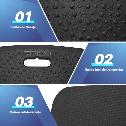 Miniatura 3 de Tapete Antifatiga para Piso de Cocina, Tapete Cómodo para Estar de Pie, Tapete Portátil para Escritorio de Pie de Oficina, Alfombra de Cocina