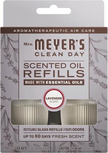 Miniatura 9 de MRS. MEYER'S Clean Day - Difusor de aceite perfumado premium, ambientador de pared enchufable, dispositivo de aroma aromatéutico para el hogar