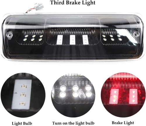 Miniatura 5 de Compatible con 3ª luz de freno Ford F150 2004-2008, para Ford Explorer Sport Trac 2007-2010 luz de freno de montaje alto para 7L3Z-13A613-B