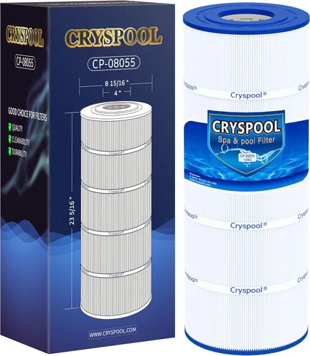Cryspool® 08055 Filtro compatible con Hayward C1200, CX1200RE, PA120, C-8412, Ultra-B2, FC-1293, Clearwater II 125, 817-0125N, Cartucho de filtro
