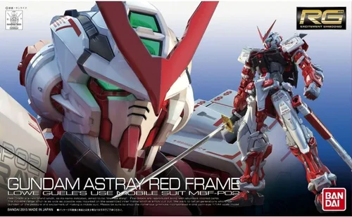 Miniatura 2 de Bandai Hobby - RG 1/144 Mbf-P02 Gundam Astray Marco Rojo