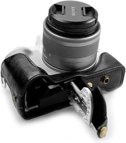 Miniatura 7 de kinokoo Funda de piel sintética completa para Canon EOS M50 0.591-1.772 in
