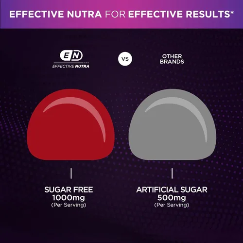 Miniatura 7 de Effective Nutra Gomitas de cardo mariano Extracto de cardo mariano sin azúcar, 1000 mg para desintoxicación hepática y apoyo antioxidante, vegano