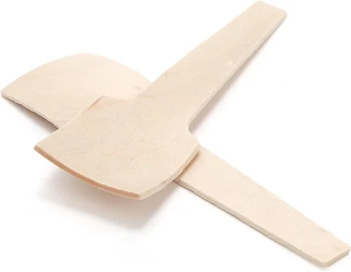 Miniatura 4 de Bekith 400 cucharas pequeñas de madera, mini cucharas de helado de madera, cuchara desechable de 2-3/4 pulgadas para manualidades, exfoliantes
