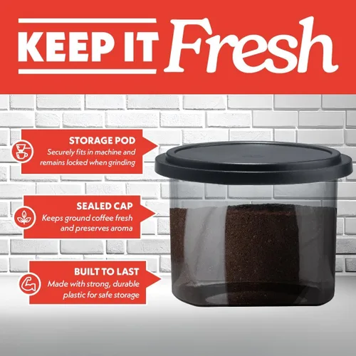 Miniatura 9 de Gourmia Cafetera de 10 tazas para moler y preparar - Molinillo de rebabas integrado, 3 fuerzas de preparación, pantalla digital programable, pausa