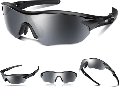 Miniatura 18 de Gafas de sol deportivas polarizadas para hombres y mujeres, jóvenes, béisbol, correr, pesca, tenis, golf, ciclismo, conducción, motor TAC UV400 TR90