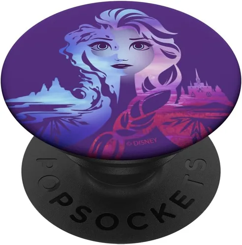 Miniatura 6 de Disney Frozen 2 Elsa Split Gradient Retrato PopSockets MagSafe PopGrip para iPhone