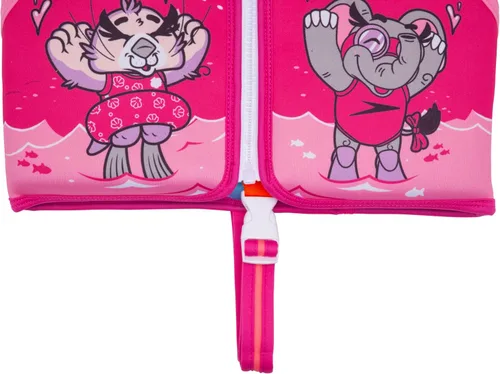 Miniatura 3 de Speedo Kids Chaleco Salvavidas Clásico para Aprender a Nadar UPF 50 Gripe Naranja Nutria Ellie