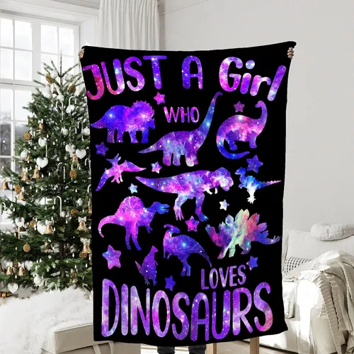 Miniatura 6 de Manta de bebé de esqueletos de dinosaurios de neón retro de los años 80, regalos para niños y niñas, decoración de dinosaurios, felpa suave