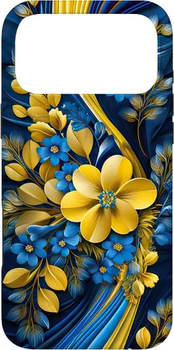 Miniatura 21 de Bandera de estilo floral de Ucrania para iPhone 11 Pro Max - Funda del orgullo ucraniano