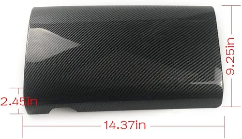 Miniatura 5 de Cubierta protectora para Mercedes-Benz Clase S W221 W222 S400 S450 S500 S550 S560 S600 Color de fibra de carbono Interior del coche Reposabrazos