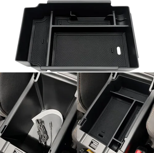 Miniatura 8 de Compatible con Subaru Impreza 2017-22 2023 y Crosstrek 2018 2019 2020 2021 2022 2023 Accesorios Organizador de bandeja de consola central, caja