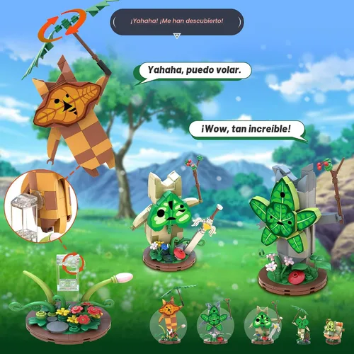 Miniatura 6 de CinamixBrax Koroks Juego de Construcción, 5 Juegos de Bloques de Construcción de Personajes para Fanáticos de BOTW, Lindas Figuras de Acción