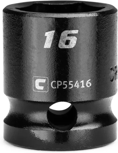Miniatura 27 de Capri Tools - Llave de vaso de impacto corto de 27 mm, 1/2 pulg. de conducción, 6 puntos, métrica