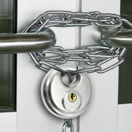 Miniatura 5 de Cerradura de disco para unidad de almacenamiento de 2-3/4 pulgadas (2.756 in), candado con llave de acero inoxidable con llaves, cerradura