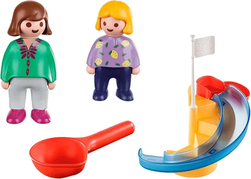 Miniatura 3 de Playmobil 1.2.3 Tobogán acuático Aqua