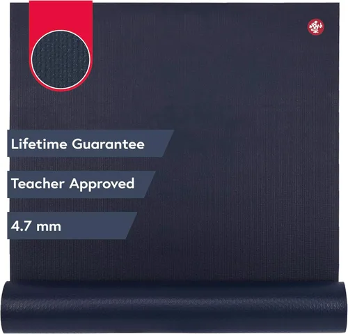 Manduka PROlite Yoga Mat 4.7mm | Lifetime Durability | Hygienic Construction | Teacher Approved Medianoche