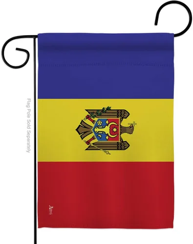 Americana Home & Garden Bandera de jardín de Moldavia Regional Nación Internacional del Mundo País Particular Decoración de Casa Banner Pequeño