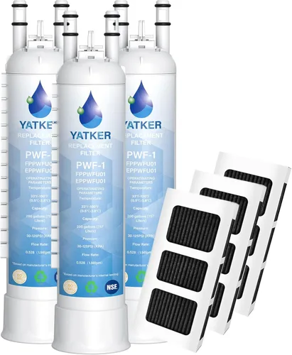 Miniatura 10 de FPPWFU01 Filtro de agua de repuesto para, Compatible con filtro de agua Frigidaire FPPWFU01, EPPWFU01 PureAdvantage PurePour PWF-1