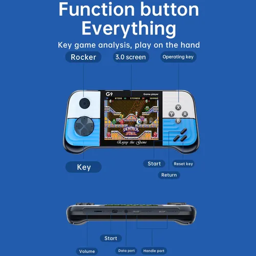 Miniatura 3 de Mini videojuegos retro portátiles de mano, consola de juegos de mano con juegos clásicos de FC, pantalla a color de 3.0", regalo de cumpleaños
