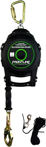 Miniatura 7 de Frontline RPGC Cable SRL de 30 pies con extremo de gancho de acero Mango de transporte ergonómico y eslogan Alta resistencia, resistente a