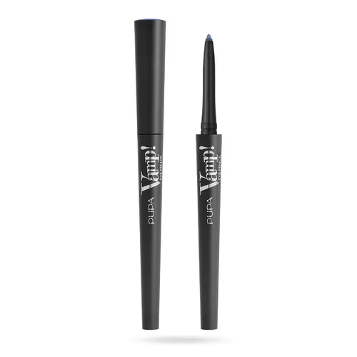 Miniatura 9 de PUPA Milano Vamp! Lápiz de ojos impermeable 100 icónicos negro - Lápiz delineador rico y crema para hacer que los ojos destaquen, fórmula duradera