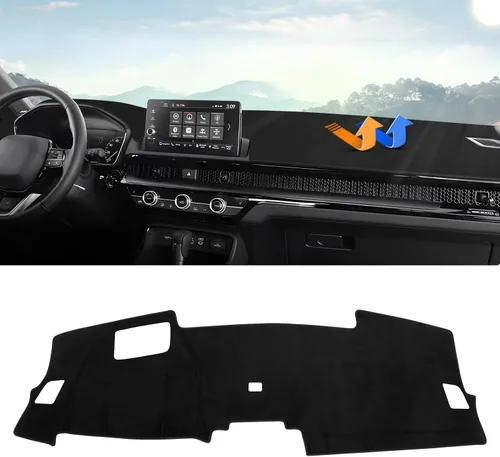 Miniatura 26 de Autorder - Tapete para salpicadero para 2007-2013 Chevy Chevrolet Silverado/GMC Sierra con dos guanteras, accesorios, cubierta de salpicadero