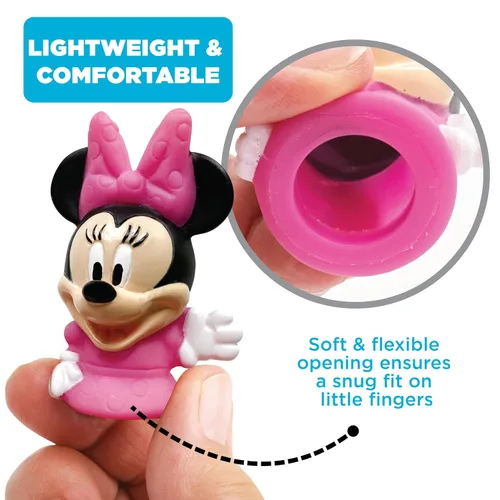 Miniatura 4 de Disney Mickey Mouse & Friends - Juego de marionetas de dedo de 10 piezas, recuerdos de fiesta, juego educativo, juguetes de baño y piscina