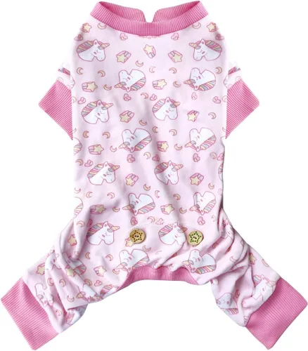 Miniatura 15 de KYEESE - Pijamas de terciopelo para perros y mascotas, ropa suave, abrigo para perros pequeños, mameluco cómodo y elástico, disfraz