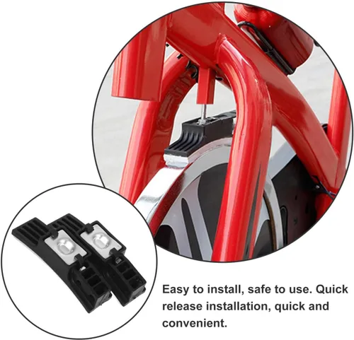 Miniatura 8 de BESPORTBLE Brake Pads for Exercise Bikes - Durable Non-Slip Design Easy Installation Ideal for Gym Use Replacement Brake Block 4.13 X 1.18 X 1.18