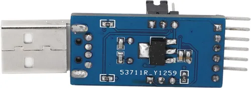 Miniatura 2 de Fafeicy Módulo adaptador convertidor USB a IIC I2C UART, salida de 5 V y 3.3 V, pantalla de estado LED, con cable de puente