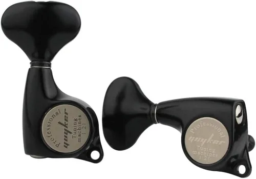 Miniatura 4 de Guyker Cabezales de Máquina de Guitarra (3L + 3R) – Juego de Afinadores de Clavijas de Afinación Selladas 1:21 de Repuesto para Guitarras Eléctricas