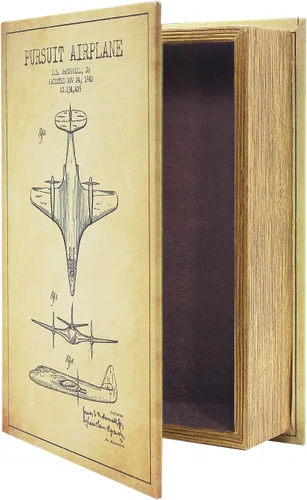Miniatura 8 de PACOLO Cajas decorativas para libros, cubierta de madera sintética para guardar joyas ocultas, dinero y dinero en efectivo (As de corazones)