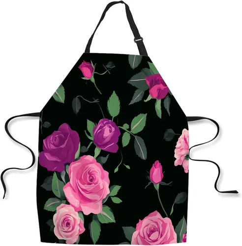 Miniatura 19 de Delantal de cocina vintage de béisbol con bandera estadounidense, delantal de chef casero, impermeable, para mujeres y hombres, 31 x 27 pulgadas