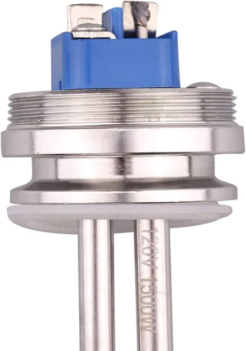 Miniatura 5 de DERNORD Calentador de agua de inmersión de acero inoxidable con elemento calefactor plegable de 1.5 pulgadas (OD50.0.197 in) (120V 1500W)