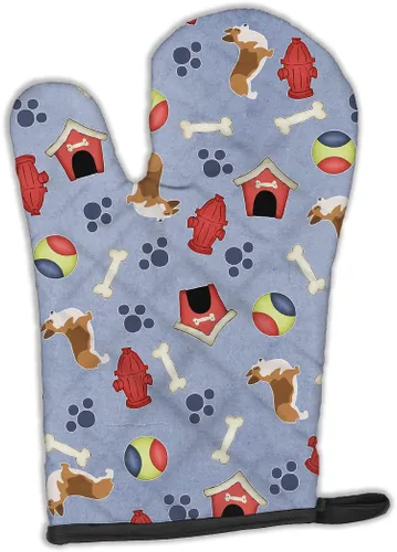 Miniatura 112 de Caroline's Treasures BB4872OVMT - Guante de horno de Navidad Affenpinscher resistente al calor, grueso para sartenes calientes y horno, manopla