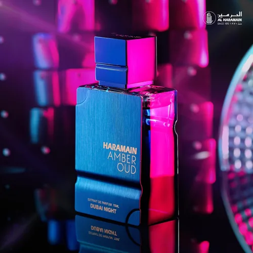Miniatura 5 de Al Haramain Amber Oud - Dubai Night - Colonia para hombres y mujeres - Bergamota, fragancias de frijol tonka - Perfume de larga duración para Azul