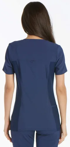 Miniatura 2 de Cherokee Women's Medical Scrub Top Iflex V-Neck Knit Panel Top - CK605