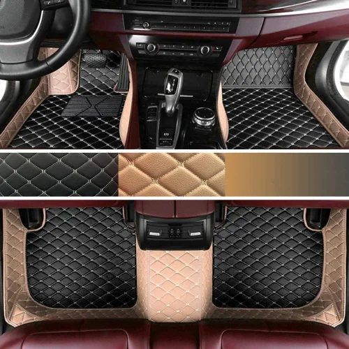 Miniatura 22 de Alfombrillas personalizadas compatibles con Honda Civic Coupe/Civic Sedan/Civic Hatchback/Civic Tipo R, juego de alfombrillas para todo
