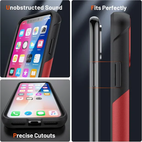 Miniatura 361 de Jeylly Funda para iPhone SE/Funda para iPhone 5S, Exterior de Plástico Duro que Absorbe Golpes + Interior de Silicona de Goma Defensor contra