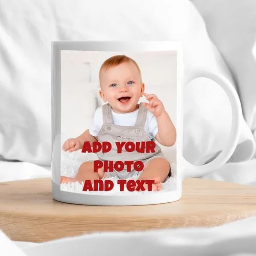 Miniatura 10 de Taza de cerámica personalizada con fotos, taza de café personalizada, personalizable con imágenes, texto, fotos, logotipos - Taza de café