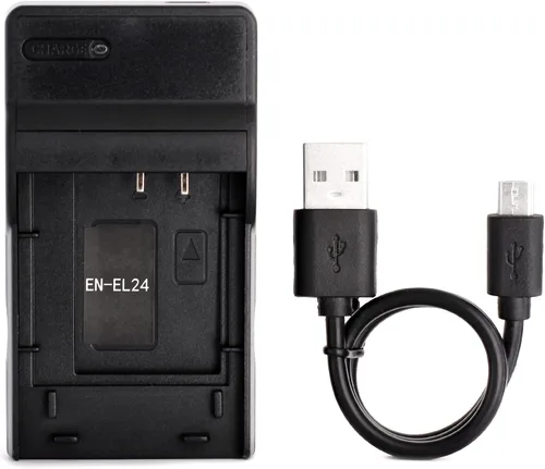 Norifon EN-EL24 Cargador USB para cámara Nikon 1 J5 y más